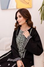 women trendy embroidered 2pc set-1015 - Image 2