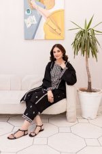 women trendy embroidered 2pc set-1015 - Image 3