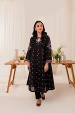 black women trendy embroidered 2pc set-1009 - Image 2
