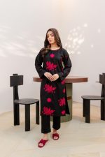 black women trendy embroidered 2pc set-1011 - Image 3