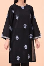 black women trendy embroidered 2pc set-1008 - Image 2