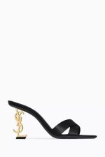 satin crepe opyum mules-809 - Image 2