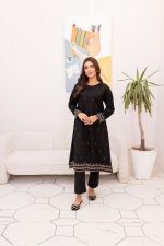 women trendy embroidered 2pc set-1002