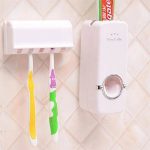 Toothpaste Dispenser With Brush Holder-1501