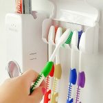 Toothpaste Dispenser With Brush Holder-1501 - Image 2