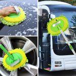 2 in 1 Car Wash Mop Mitt with Long Handle Scratch Cleaning tool-1516 - Image 2