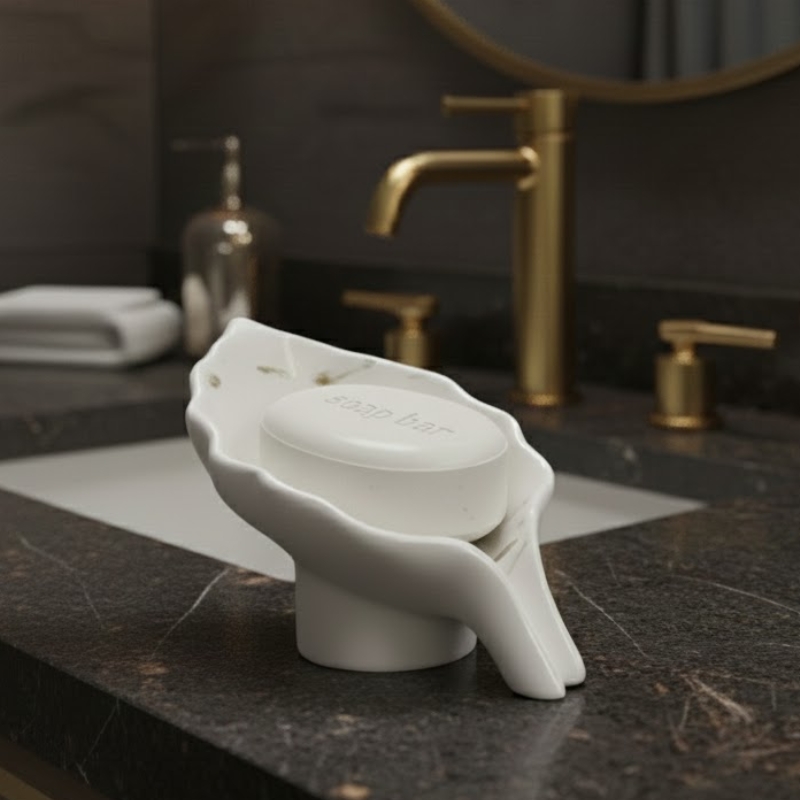 1767079426_161 Ceramic Soap Holder Dish - 1Pc-1509 - Image 1