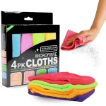 Pack of 4 Dusting & Cleaning Cloths-1515 - Image 3