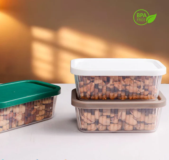 2_Pcs_350mlCrinkleFoodContainers 2 Pcs Multipurpose Crinkle Food Kitchen Container 350ml-1560 - Image 1
