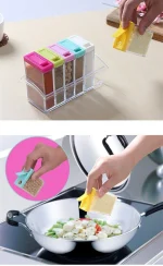 6pc Spice Jars Dispenser-1564 - Image 2