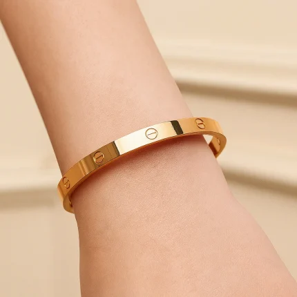 Gold Plated CARTIER Kara Bracelet-1419