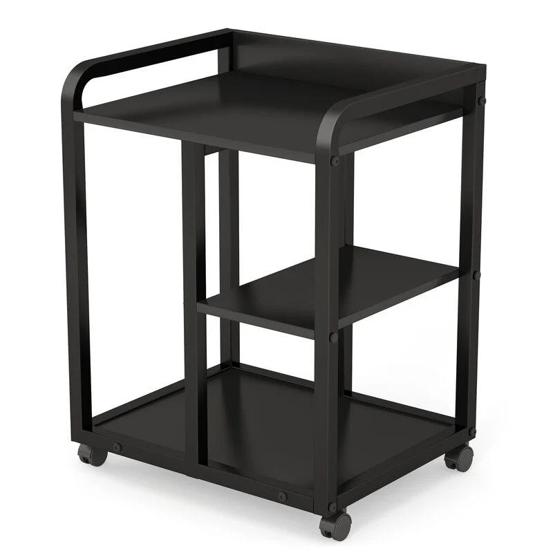 Rolling Home Office Side Table Trolley-1542 - Image 2
