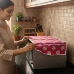 Microwave Cover with Pockets-1533