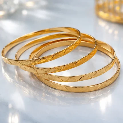 Gold Bangles-1405