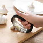 Stainless Steel Garlic Press Crusher Squeezer Mincer Chopper-1572 - Image 2